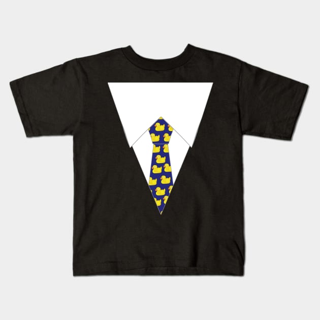 Ducky tie - Barney Stinson Kids T-Shirt by Uwaki